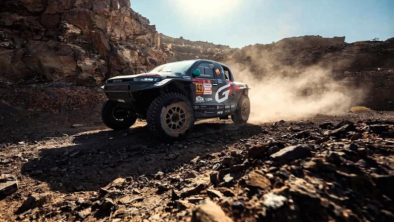 João Ferreira (Toyota Hilux) não teve uma terceira etapa fácil no Dakar 2026 (foto Instagram/João Ferreira)