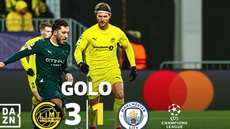 City reage: o golo é de Cherki, mas esta assistência de O'Reilly...