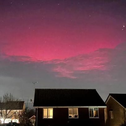 Tempestade solar provoca auroras boreais em Portugal