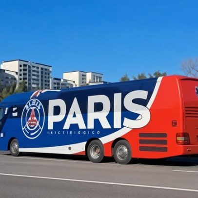 Autocarro do PSG em Lisboa avistado