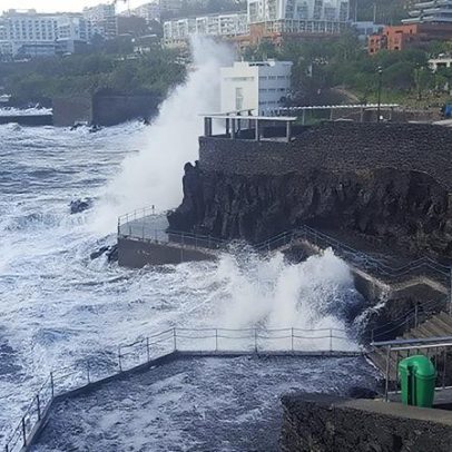 Capitania estende aviso de agitação marítima forte até amanhã