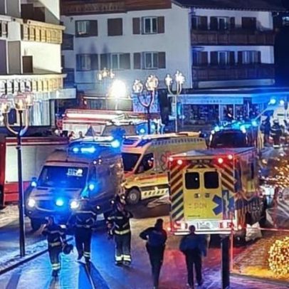 Vários mortos após explosão e incêndio em bar de estância suíça