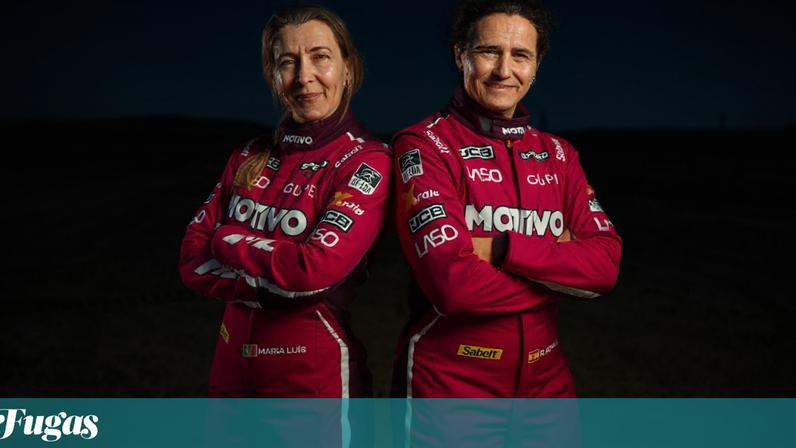 Maria Luís Gameiro e a sua navegadora, Rosa Romero