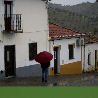 Depressão Goretti traz chuva e neve ao continente quinta e sexta