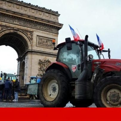 Agricultores com 100 tractores derrubam barreiras em Paris contra Mercosul