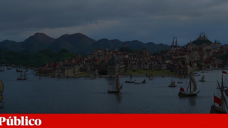 Representação de Lisboa e do Tejo antes do terramoto de 1755