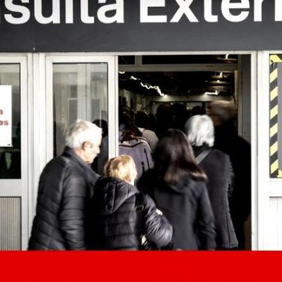 No dia de greve, 88% das cirurgias e um terço das consultas não realizadas
