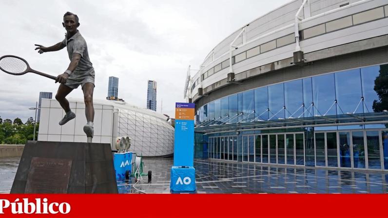 A Rod Laver Arena, no Melbourne Park, palco do Open da Austrália