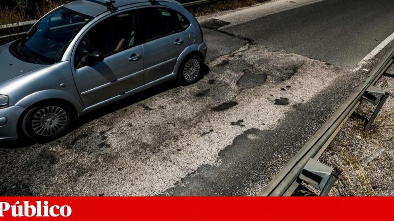 Há troços de estrada em muito mau estado