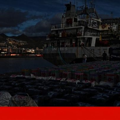 Quase 10 toneladas de cocaína apreendidas em navio que transportava sal