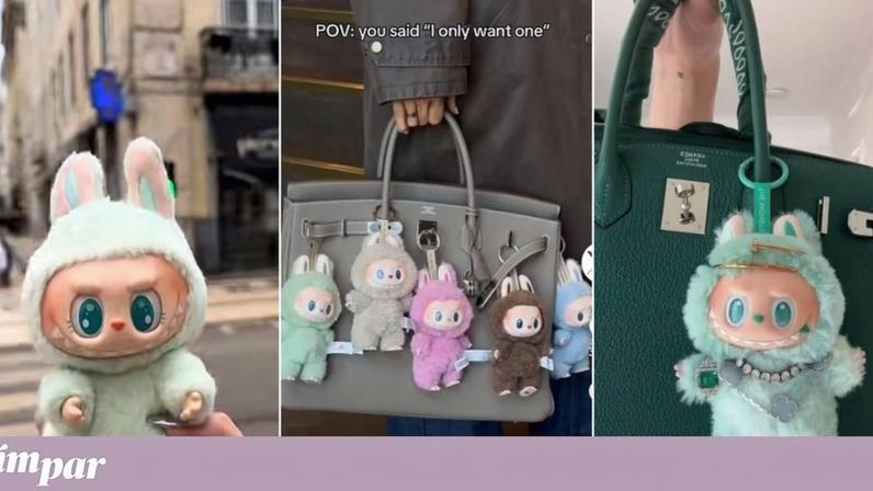 Os Labubus, bonecos de peluche com dentes afiados criados pelo artista Kasing Lung, tornaram-se uma febre mundial em 2025