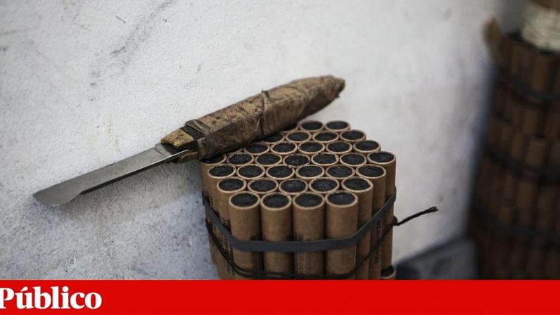 No total, foram apreendidos nove artigos pirotécnicos da categoria F2 e um da categoria F3