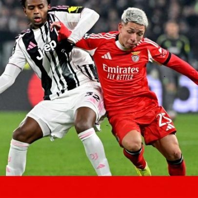 Benfica perde com a Juventus e depende de milagre para a Champions
