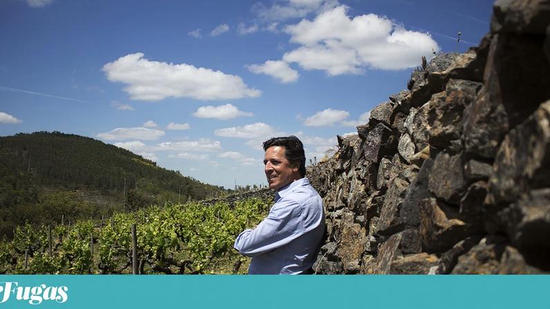 Rui Reguinga, nas vinhas velhas da Serra de São Mamede, aqui fotografado em 2017