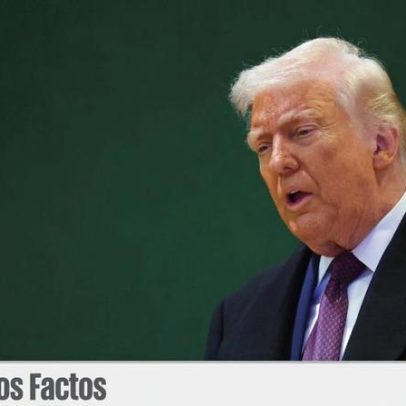 Trump enfrenta alegações de três falsidades no Fórum Económico Mundial