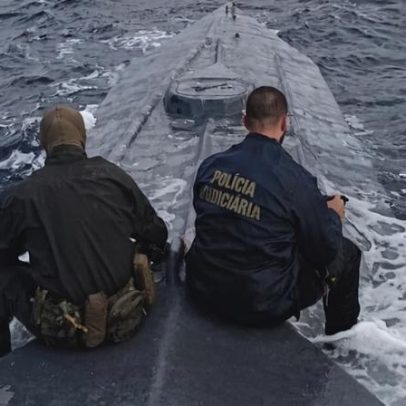 Polícia Judiciária, Marinha e Força Aérea resgatam cocaína no alto mar