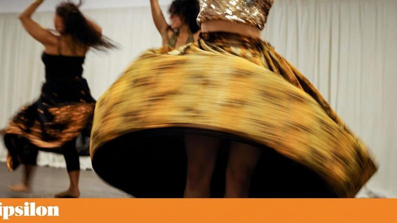 Ensaio do espetáculo de dança Sensorianas, integrado no ciclo Outros Mundos, da Companhia Clara Andermatt