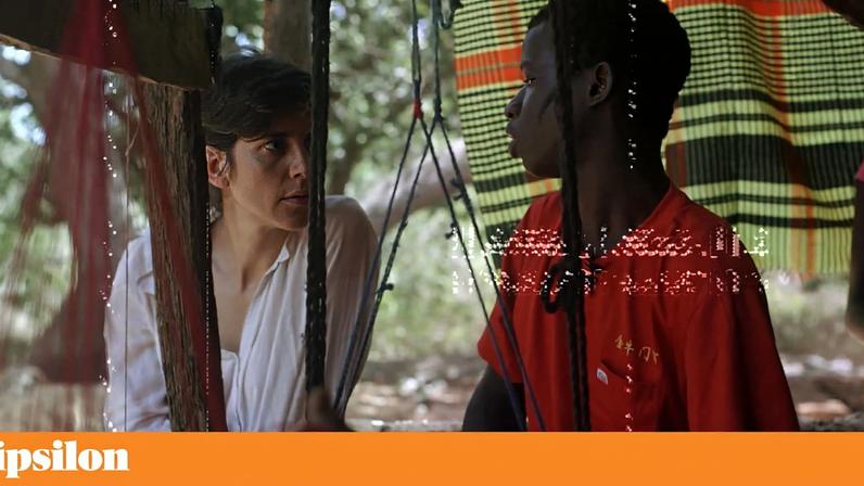 Um instante de *Quantum Creole* (2020), com Filipa César