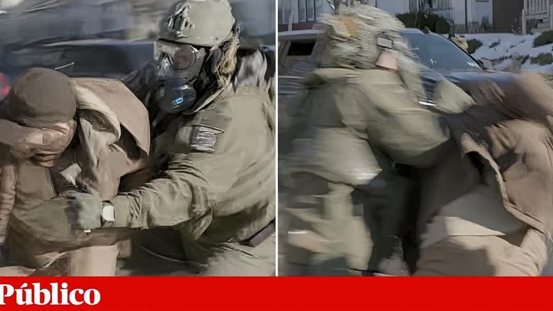 Imagens dos desacatos em que esteve envolvido o enfermeiro
