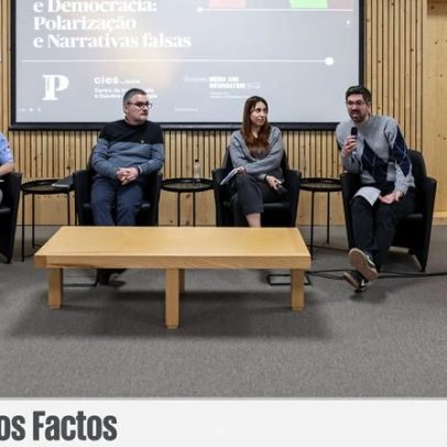 Desinformação e polarização marcam debate entre PÚBLICO e Iscte