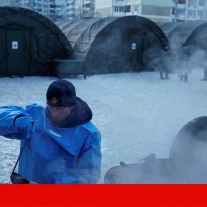 Na Ucrânia, espera-se pela Primavera em meio a frio e escuro