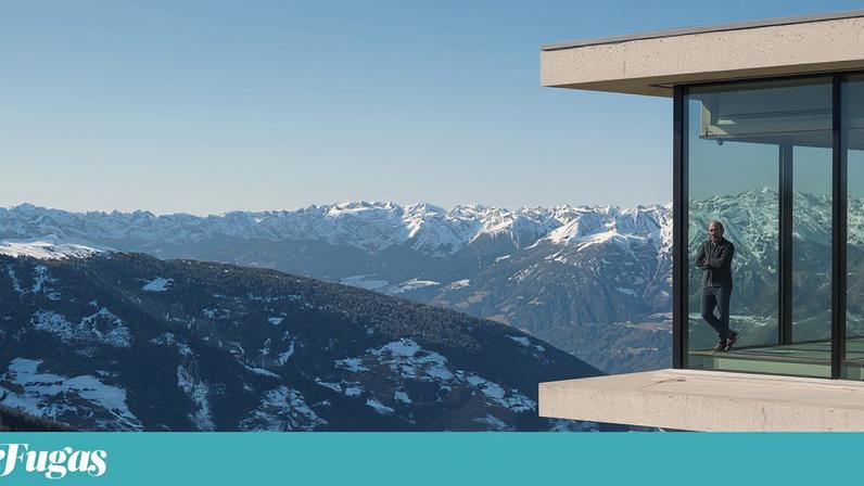 O restaurante que Norbert Niederkofler tem no topo da Plan de Corones, o Alpinn