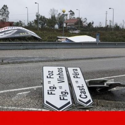 Mau tempo deixa 211 mil sem eletricidade; distritos sob avisos de chuva e vento