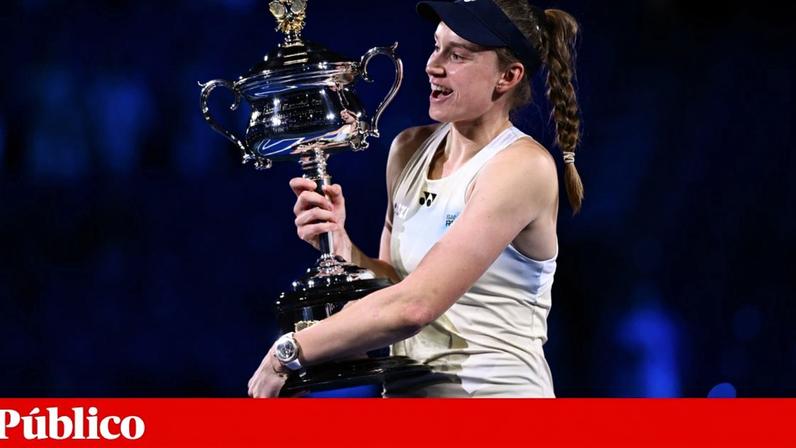 Elena Rybakina, vencedora da final feminina do Open da Australia