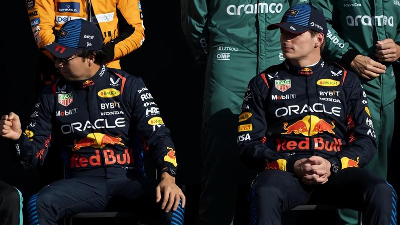 Sergio Pérez e Max Verstappen