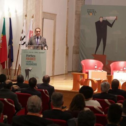Imagens da cerimónia Forbes Maiores Líderes do Crescimento