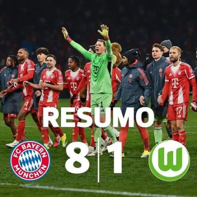 Bayern vence Wolfsburg com grande vantagem em Munique