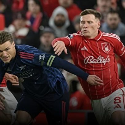 Arsenal empata 0-0 com Nottingham Forest em jogo sem golos