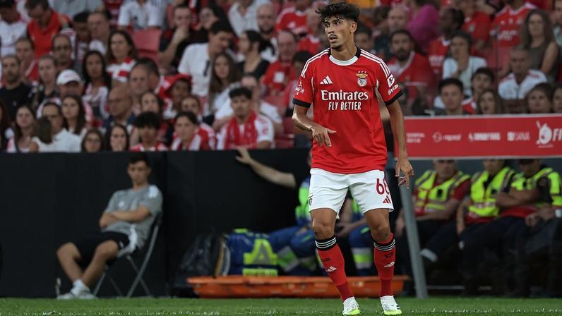 João Veloso, médio do Benfica - Foto SL Benfica