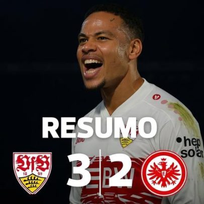 Estugarda vence e sobe provisoriamente ao pódio na Bundesliga