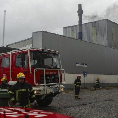 Incêndio numa empresa em Porto de Mós mobiliza 50 operacionais