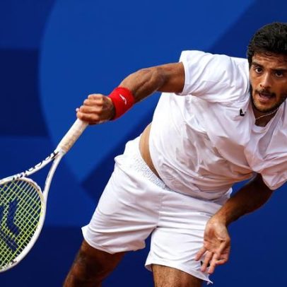 Francisco Cabral em pares no torneio de Auckland