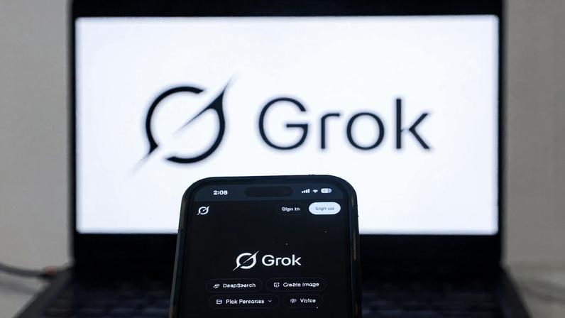 The Grok artificial intelligence (AI) website is displayed on a mobile phone as a nationwide restriction on the service takes effect, in Shah Alam, outside Kuala Lumpur, Malaysia 12 January 2026. The Malaysian Communications and Multimedia Commission (MCMC) ordered a temporary block on the tool starting 11 January, citing its 'repeated misuse' to generate non-consensual sexually explicit images and 'grossly offensive' content. According to the regulator, the action was taken after social media platform X and xAI, the start-up behind Grok, failed to implement adequate technical safeguards despite multiple formal notices. EPA/FAZRY ISMAIL