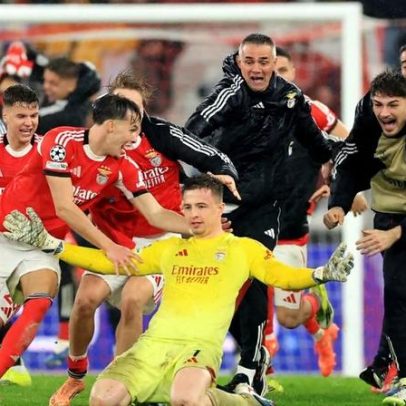 Benfica vence o Real Madrid e avança na Champions, imagens da festa na Luz