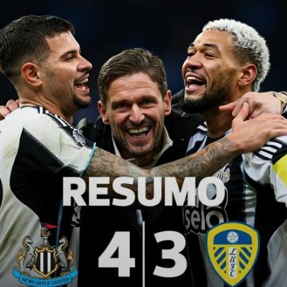 Jogo em Newcastle com sete golos e vitória aos 90+12 com reviravolta