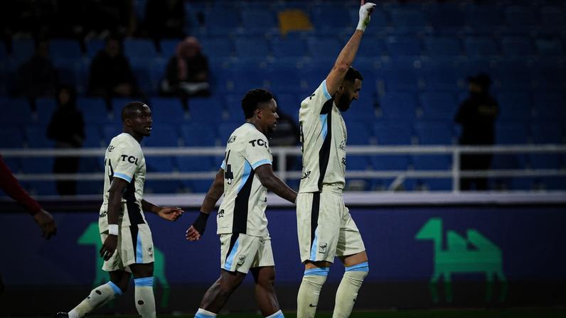 Benzema rubricou um 'hat-trick' - Foto: X/Al Ittihad