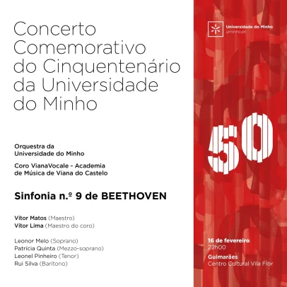 Concerto em Guimarães assinala 50.º aniversário da Universidade do Minho
