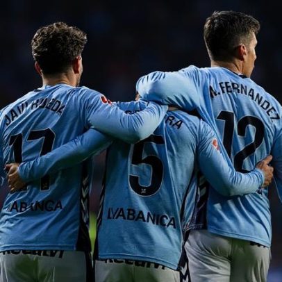 Celta vence em dia de homenagem a Borja Iglesias, que não jogou