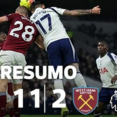 Golo aos 90+3' garante vitória do West Ham em derbi londrino
