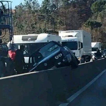 Despiste na IP3, sentido Coimbra–Viseu
