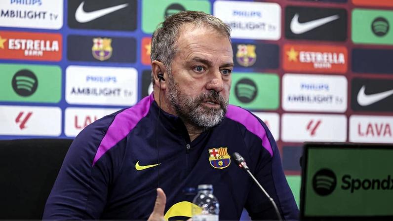 Hansi Flick, treinador do Barcelona