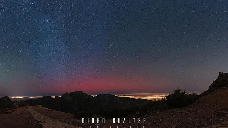 Auroras boreais surpreendem na Madeira