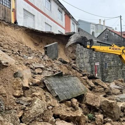 Circulação condicionada na estrada de acesso à Serra após queda de muro em Covilhã
