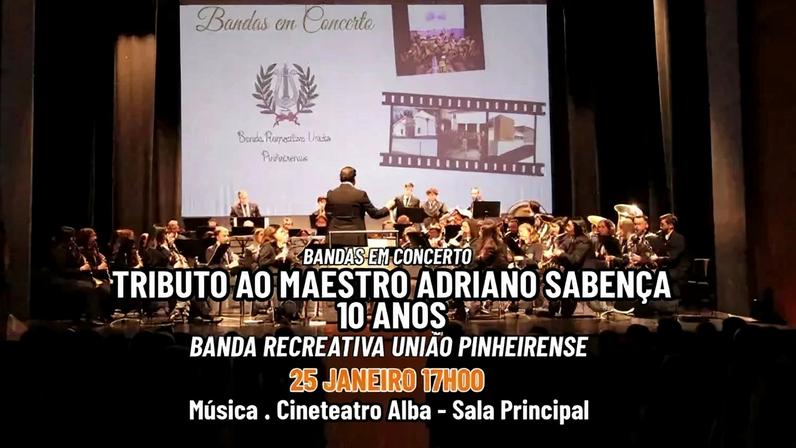 Banda Recreativa União Pinheirense celebra 10 anos de regência com concerto especial