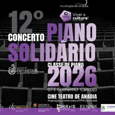 Piano Solidário leva música e solidariedade a Anadia