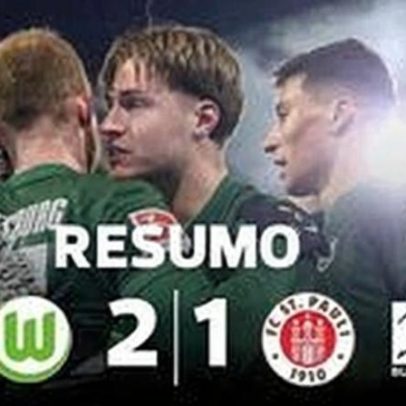 Wolfsburgo vence St. Pauli na estreia de Eriksen com golo inaugural